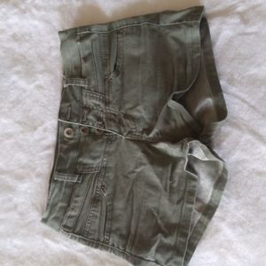 Olive green shorts